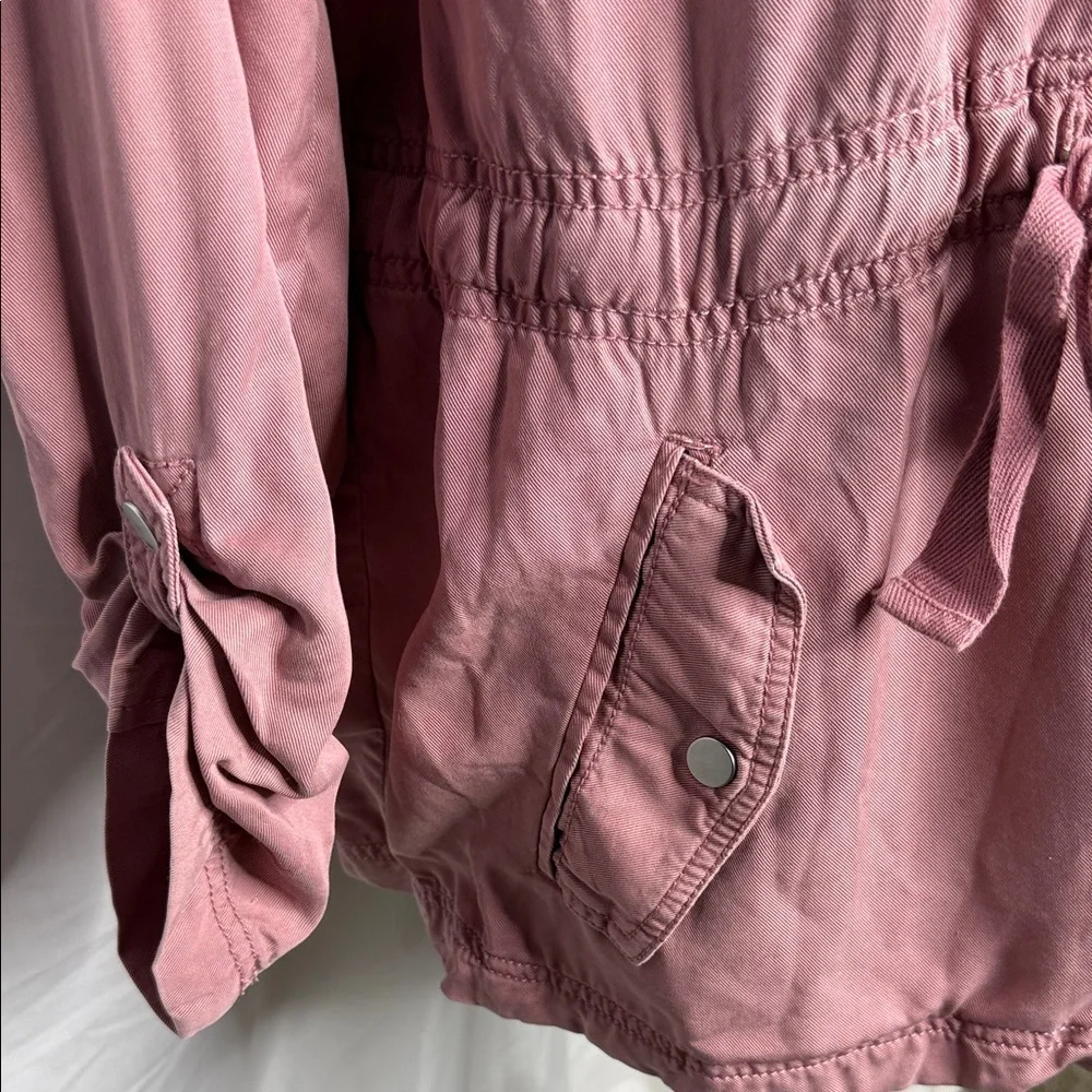 LOFT Pink Utility Jacket for Women - Picture 3 of 6